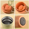 420ML Thermos Bottle Stainless Steel Coffee Cup Vacuum Flask for Hot Cold Drinks