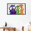 Diamond Painting -DIY Round Drill High Street Cat(50x30cm)
