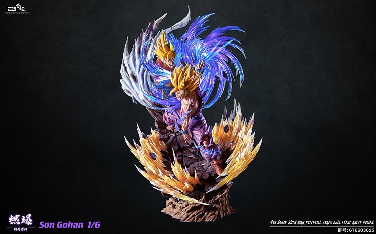 PRE-ORDER YUN QI studio Dragon Ball GOKU&GOHAN 1/6 Statue Gk-云起（QQ）