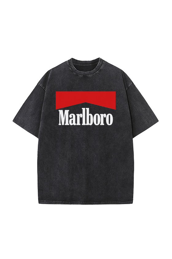 Marlboro Crew Neck Unisex Vintage Wash T-shirt / TECHWEAR CLUB / Techwear