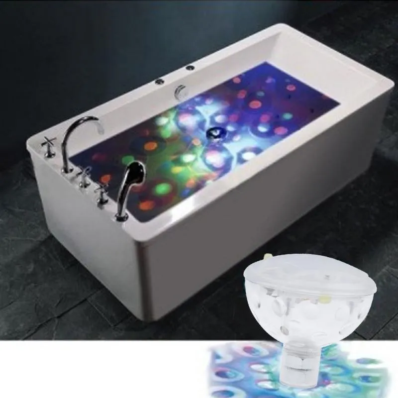 Stunning Floating Underwater LED Disco Light Glow Show Swimming Pool ...