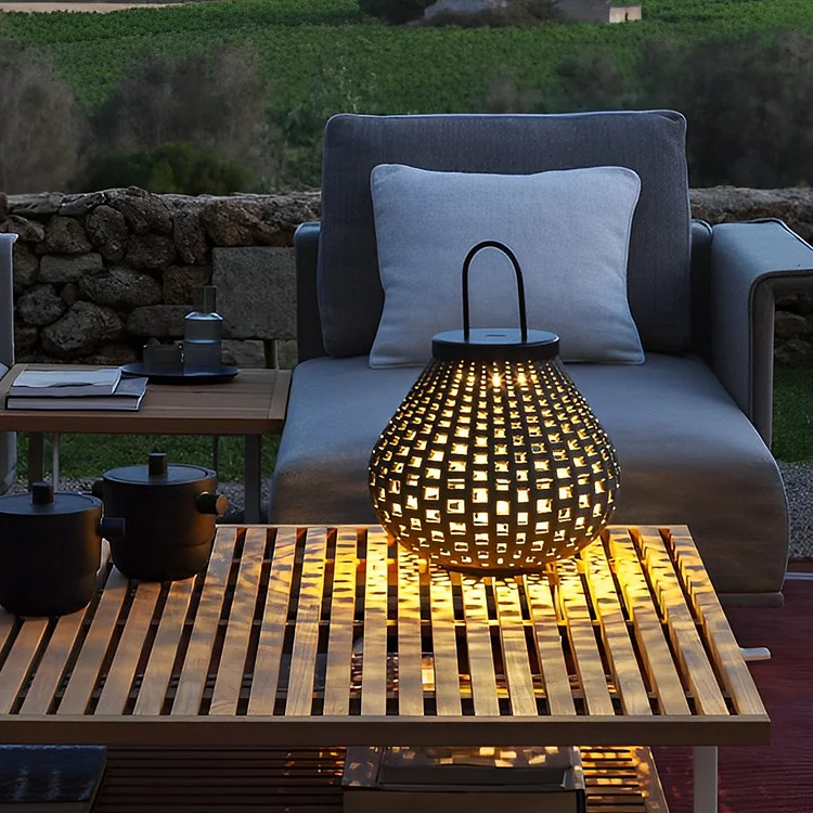Portable Creative Rattan Waterproof LED Modern Outdoor Lights Lawn Lamp - Appledas