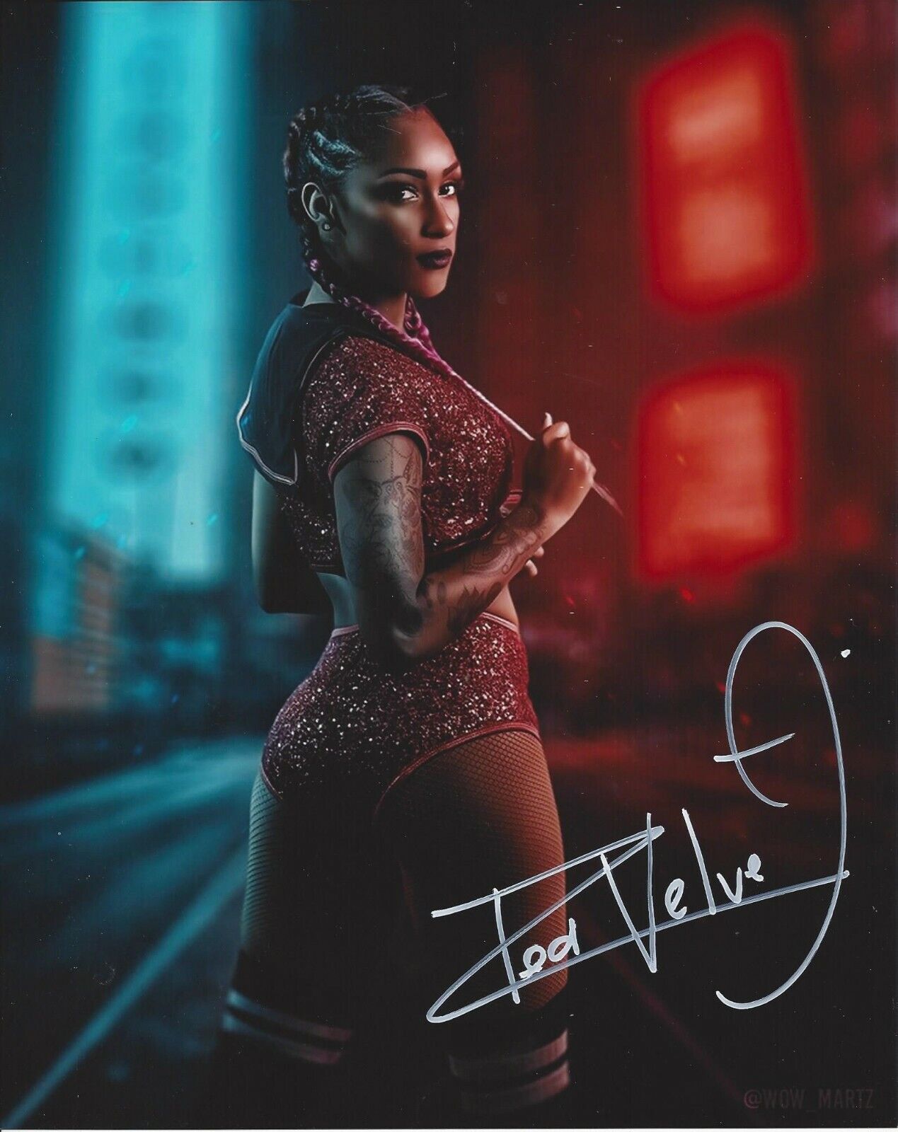 Red Velvet Autographed 8x10 AEW#1