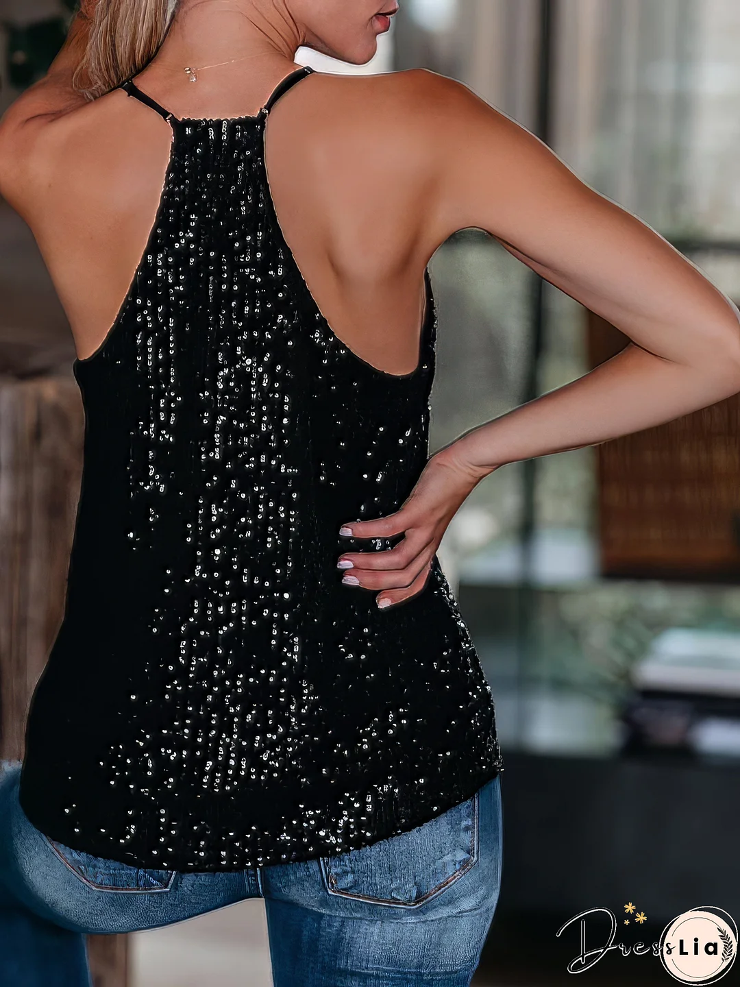 Alluring Sequin Top