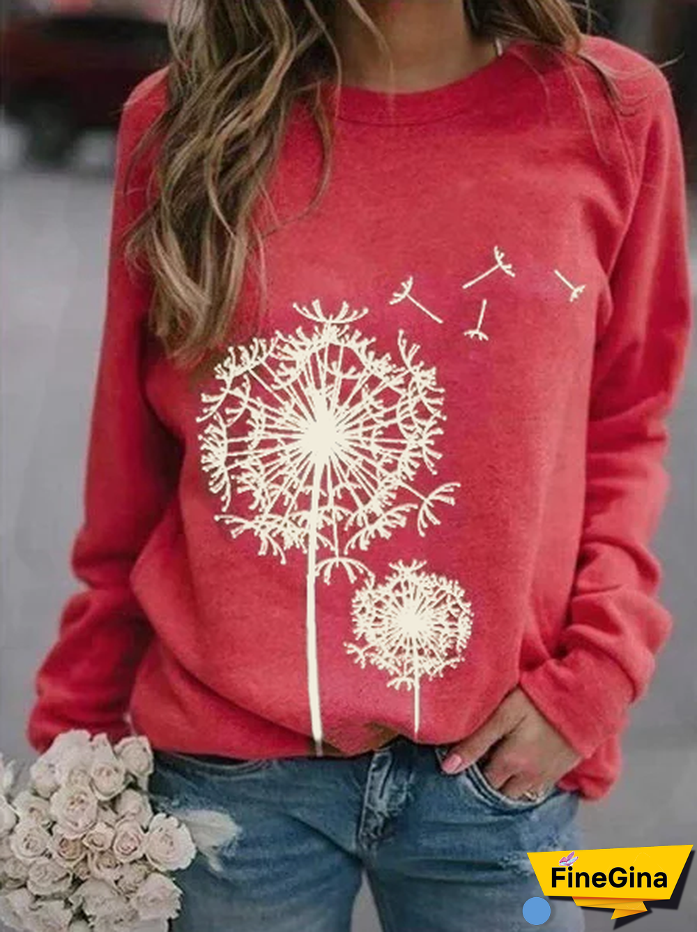 Cotton-Blend Crew Neck Hoodies & Sweatshirts