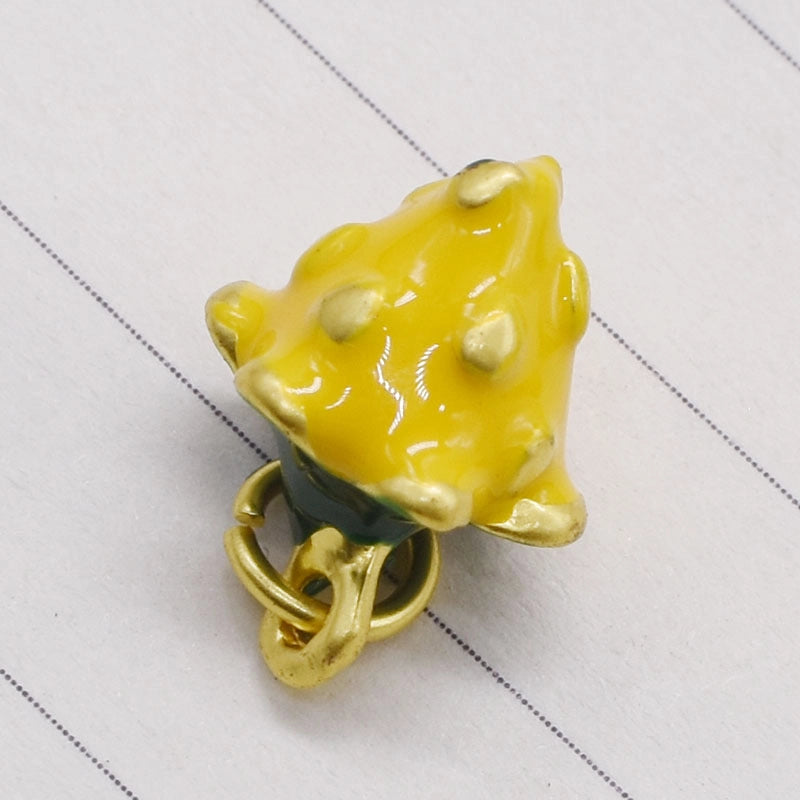 1 Piece 14*11mm Alloy Strawberry Pendant Jewelry Accessories