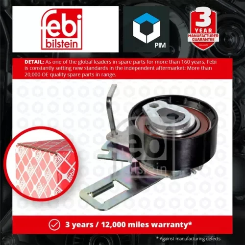 Timing Belt Tensioner fits PEUGEOT 308 Mk2, Mk3 1.5D 2017 on 1628925780 Febi New Parts