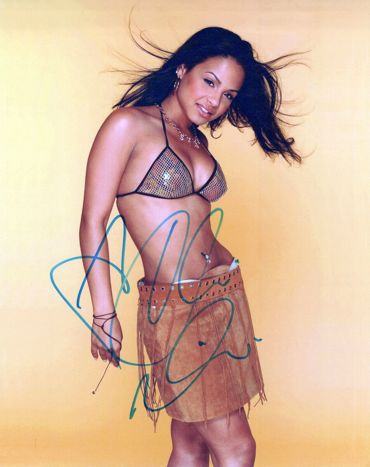 Christina Milian glamour shot autographed Photo Poster painting signed 8X10 #16