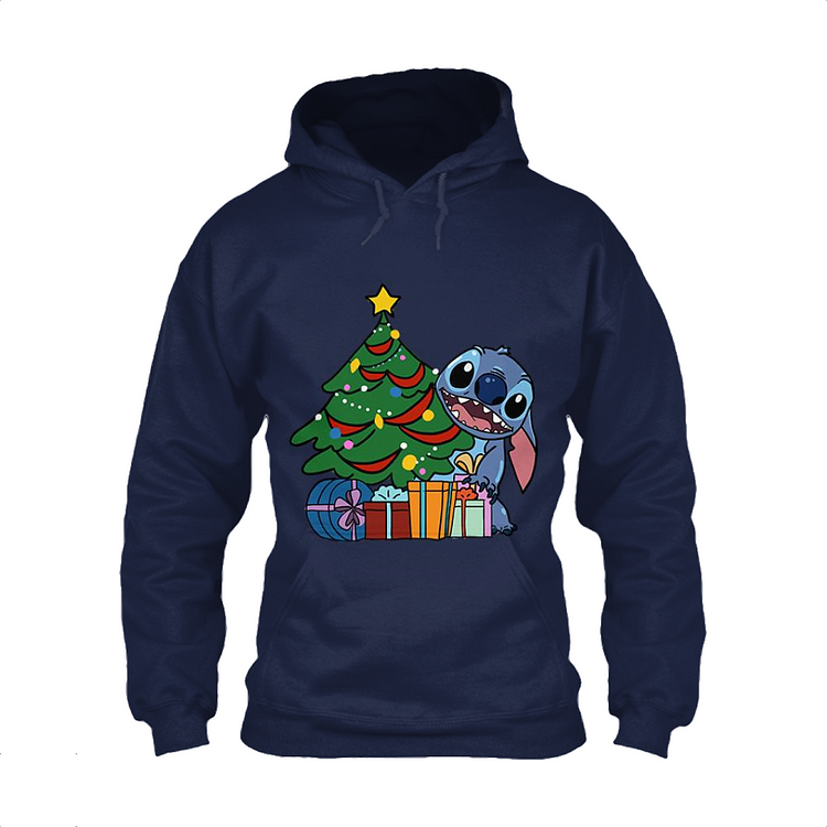 Stitch Who Received Many Gifts At Christmas, Lilo and Stitch Classic Hoodie