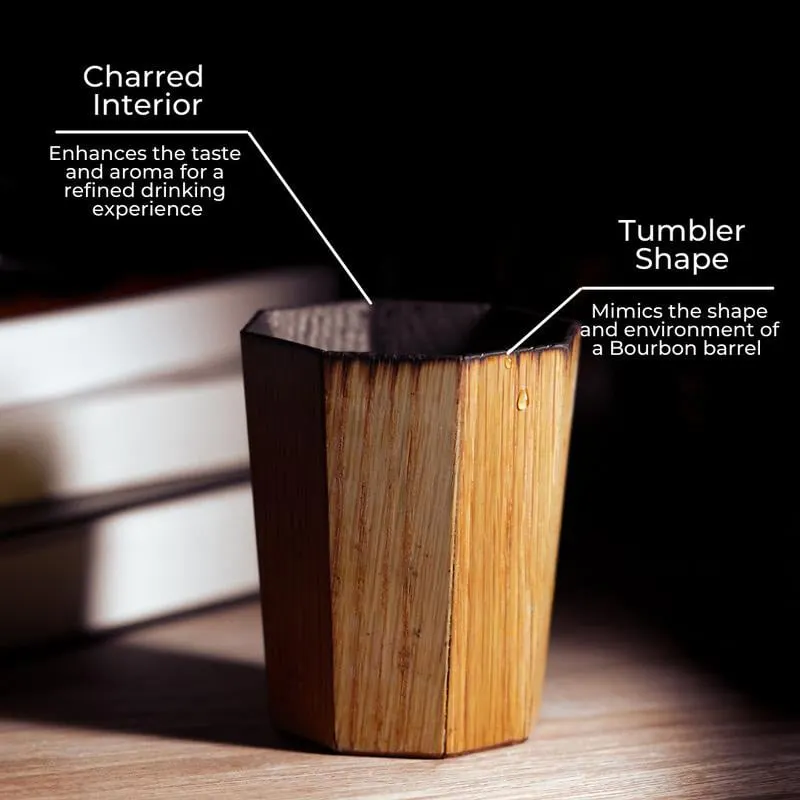 🎁Last Day Promotion 49% OFF🔥Handmade and Charred Drinking Vessel - Ideal Whiskey Glass for Whiskey Consumption