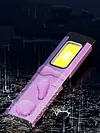 Rechargeable Mini LED Flashlight W/ Magnetic&Clip for Home Camping Emergency Use