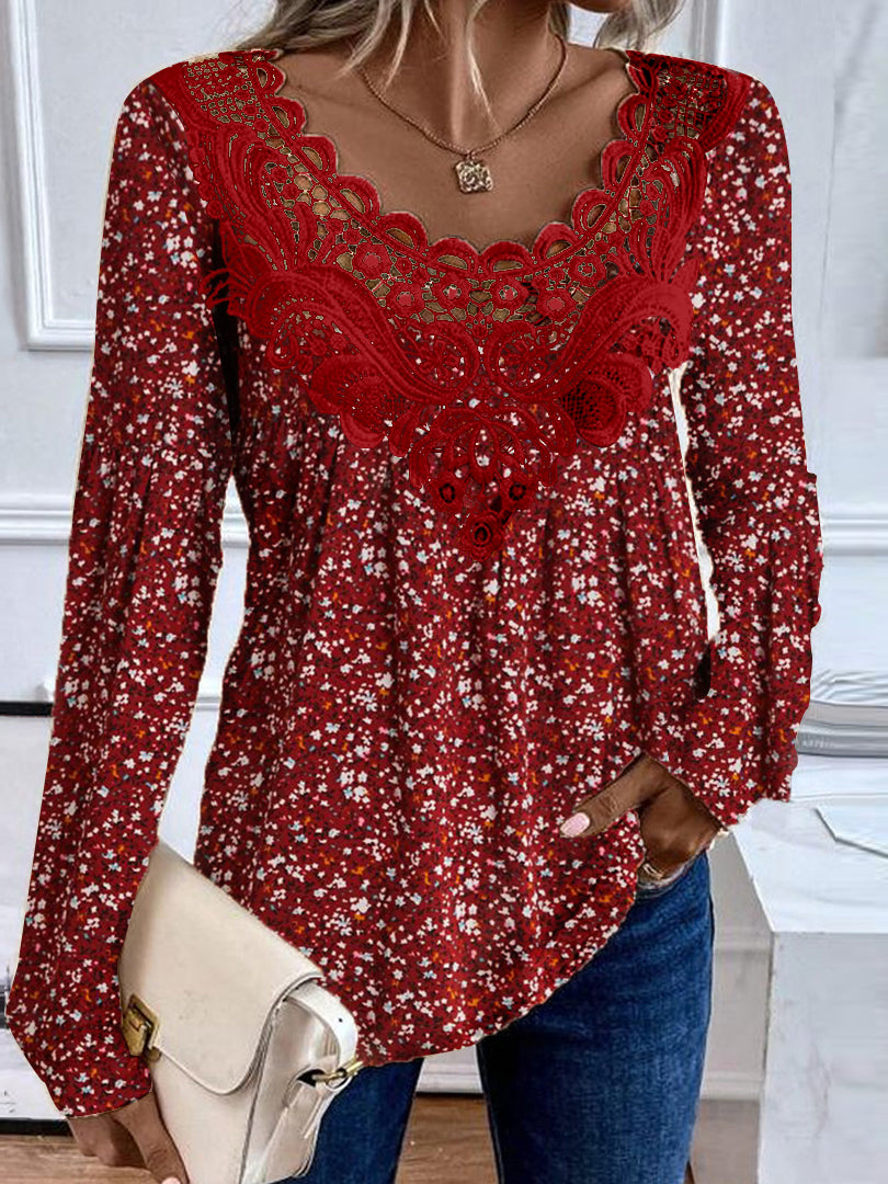 Women Half Sleeve V-neck Solid Color Dress