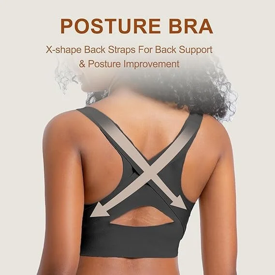 Front Buckle Push-Up Bra for Hunchback Correction