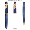 PENBBS 498 Features Haha Cat resin fountain pen, universal calligraphy practice iridium gold pen with blade and rounded nib