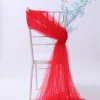 20PCS Wedding Chiavari Chair Decor 200cm Flowing Gauze Curtain Cloth