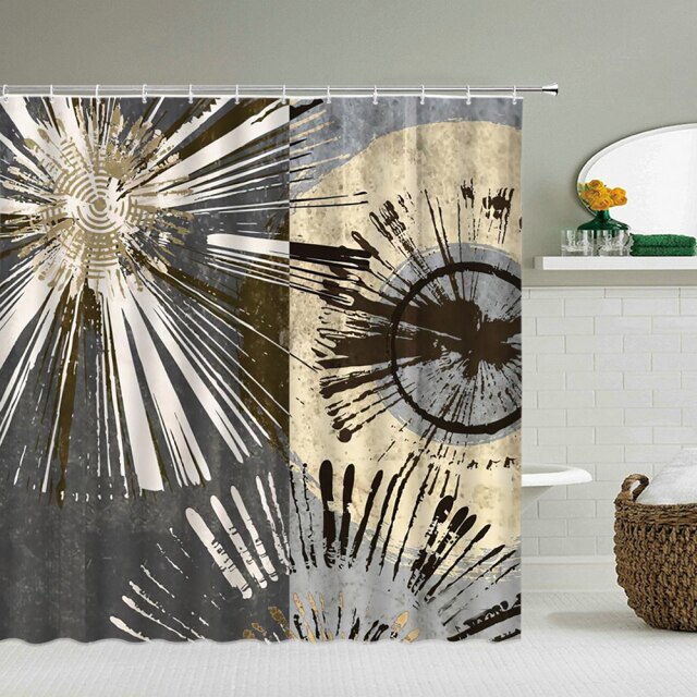 

Shower Curtain – Modern Black White-180*180cm, 501 Original