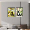 Promotion 2Pcs/set Diamond Painting-DIY Full Round Drill Dog Cats(30*40CM)