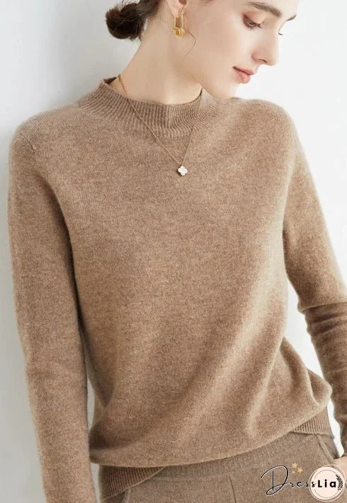 Carol Classic Long Sleeve Sweater