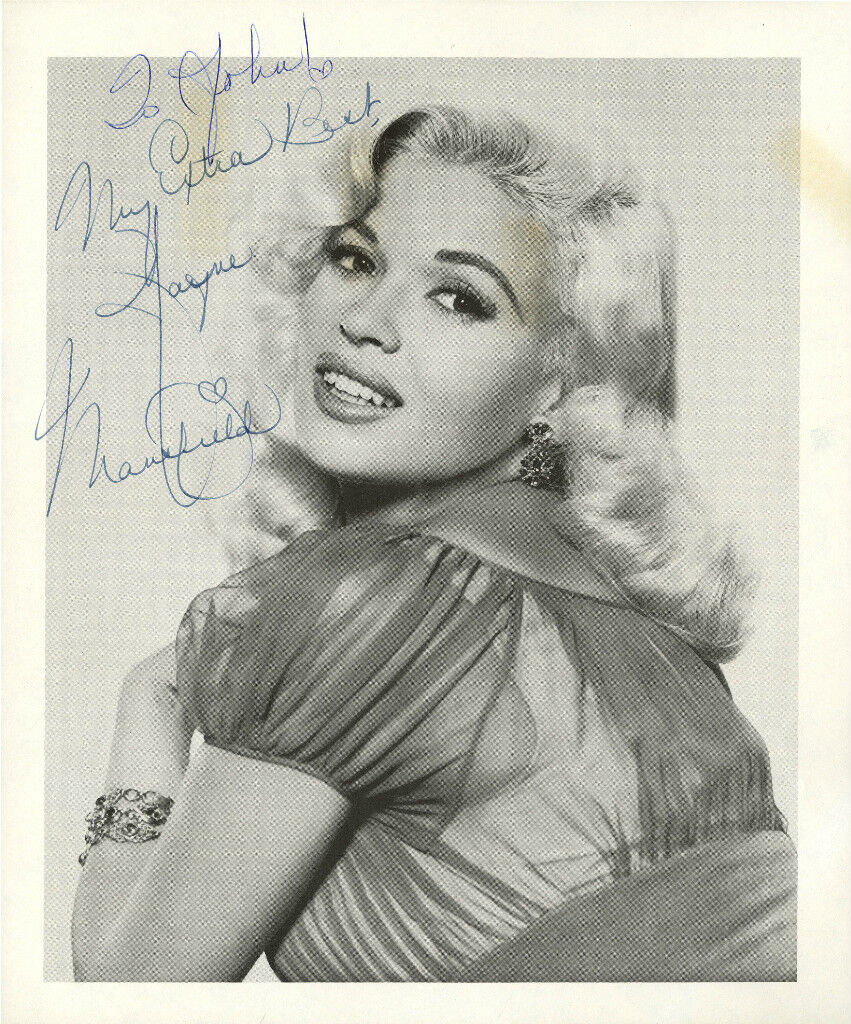 JAYNE MANSFIELD Signed Photo Poster paintinggraph - Stunning Film Star Actress - preprint