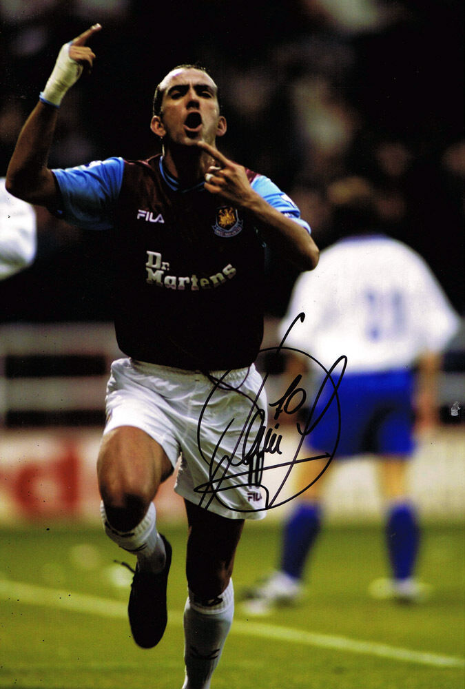 Paolo Di Canio HAND SIGNED Autograph West Ham United Legend 12x8 Photo Poster painting AFTAL COA