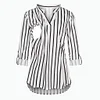 Maternity Nursing 3/4 Rolled Sleeve Tunic Blouses Breastfeeding Tops