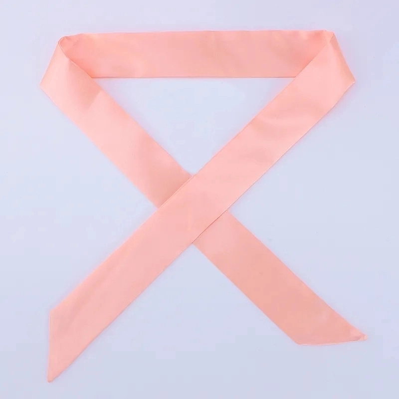 Women’s Minimalist Solid Color Satin Silk Scarves