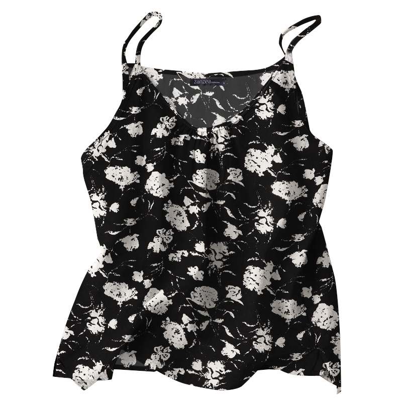 Bohemain Beach Tanks Tops ZANZEA Summer Women Sleeveless Blouse Elegant Floral Camis Casual Holiday Shirt Tees Loose Blusas 2024
