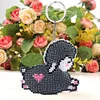 Grey Sheep DIY Beads Needlework Keychain Craft Mosaic Beads Embroidery Keyrings