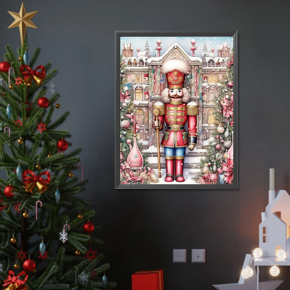 Diamond Painting - Full Round Drill - Nutcracker Soldier(Canvas|30*40cm)