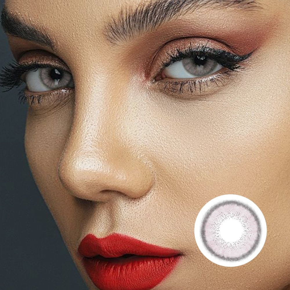 NEBULALENS Comet Powder Yearly Prescription Colored Contact Lenses NEBULALENS