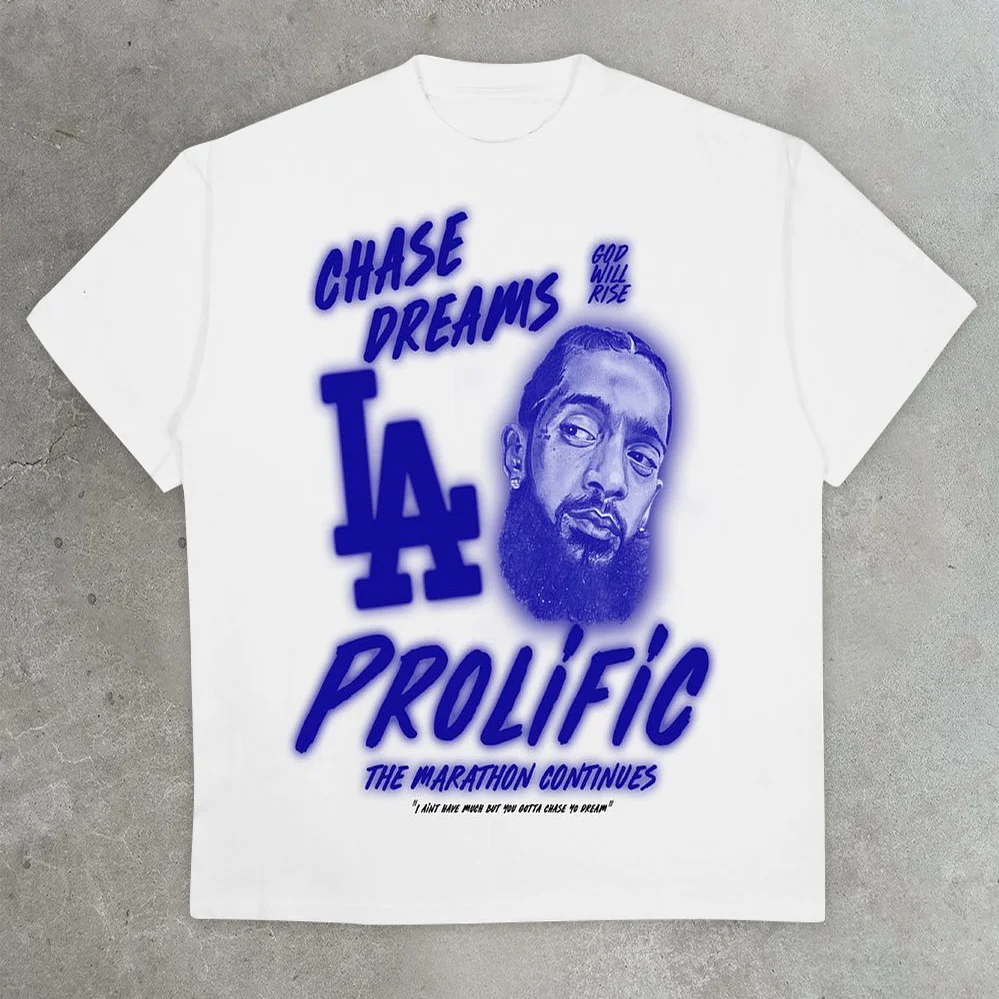 Limited sale music festival print casual vacation T-shirt