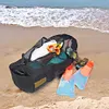 Multifunctional Mesh Tote Large Capacity Shoulder Bag for Outdoor Beach Swimming