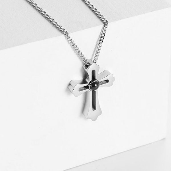 Personalized Cross Ⅱ Photo Necklace