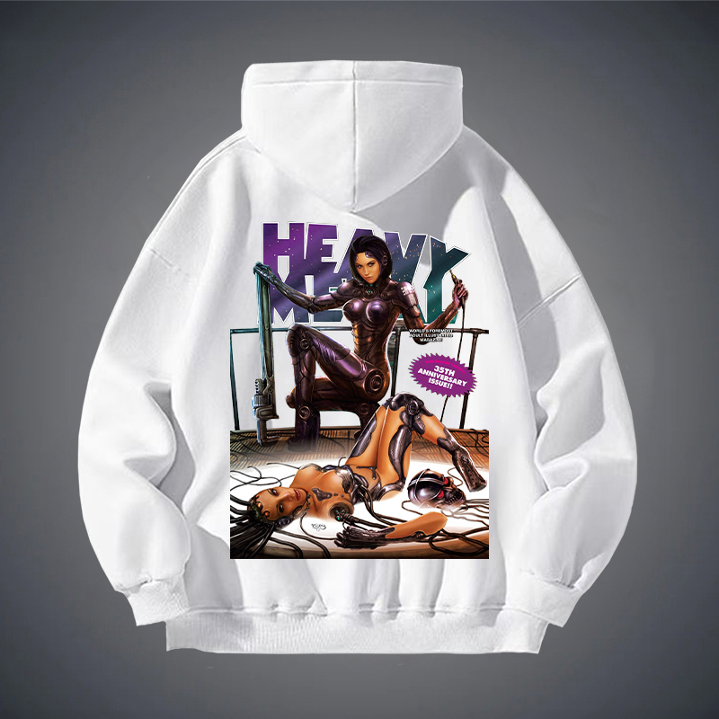 CYBORG FEMALE WARRIOR HOODIES