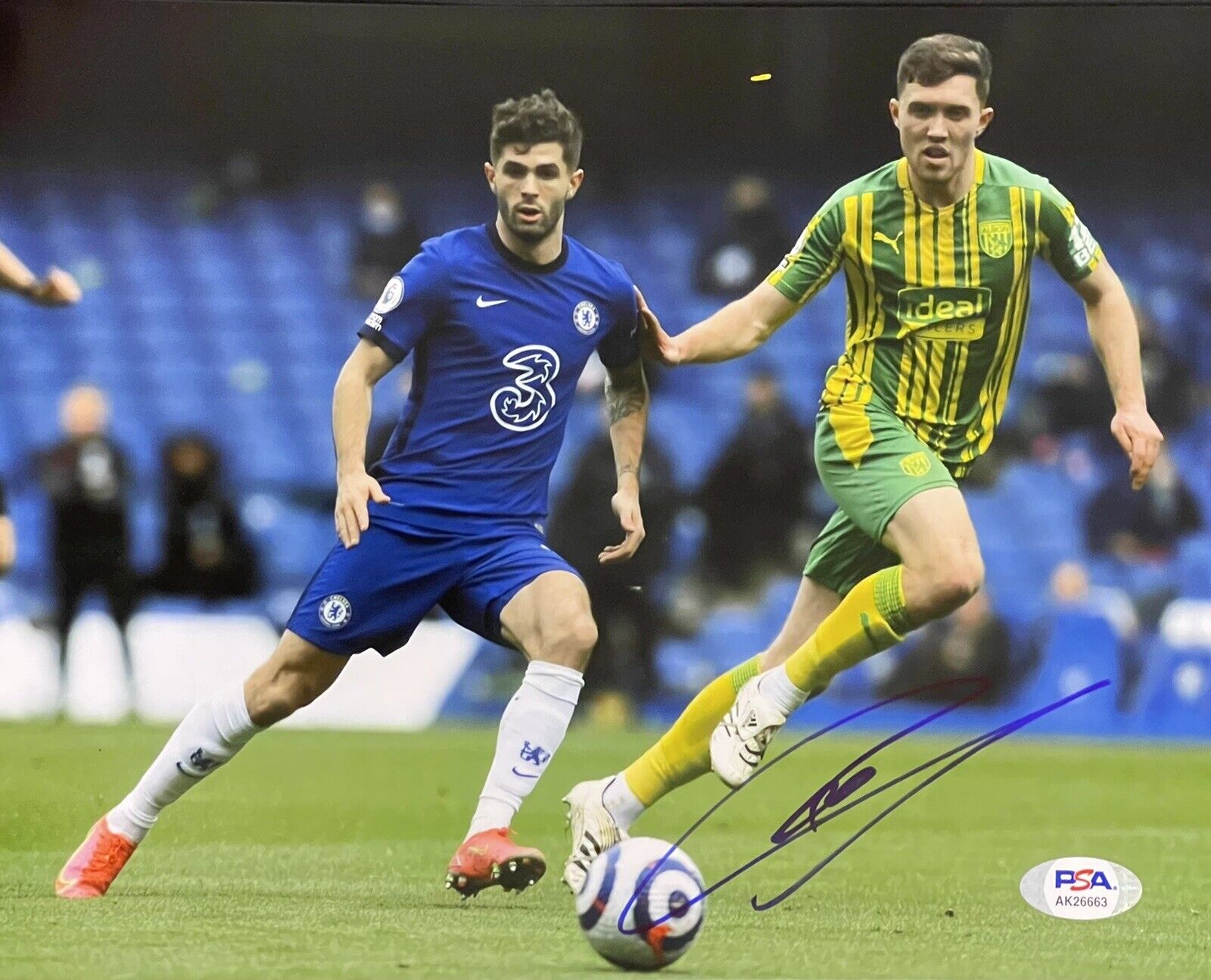 Christian Pulisic Signed Autographed Team USA 8x10 Photo Poster painting Chelsea FC Psa/Dna