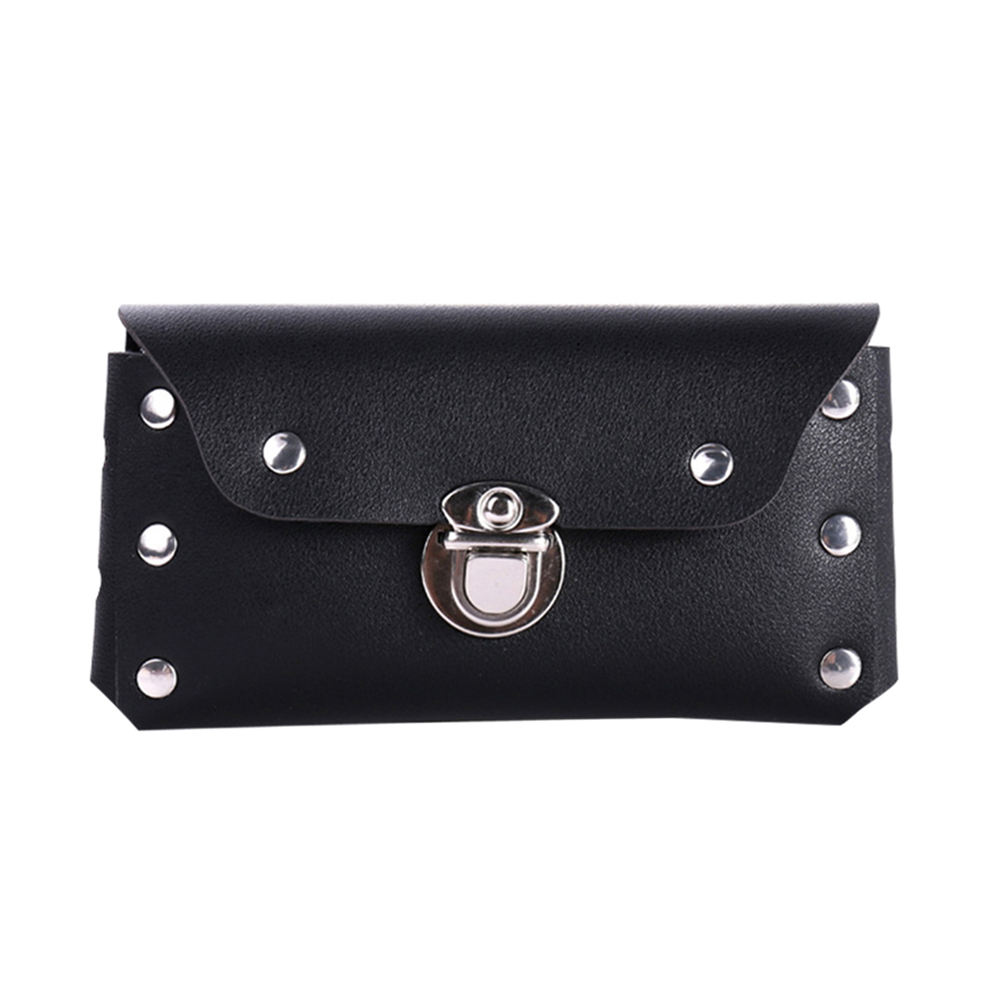 

Men Rivet Leather Fanny Waist Bag Phone Purse Pocket Belt Bum Pouch (Black), 501 Original