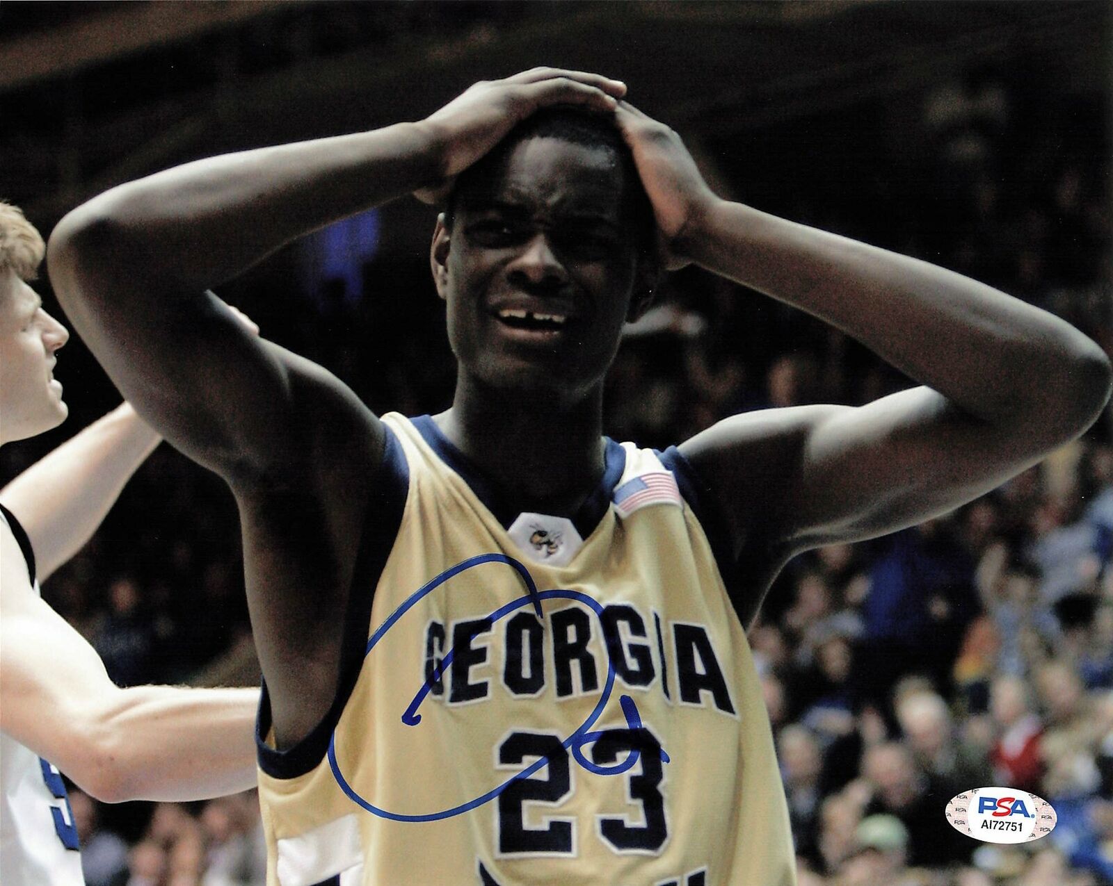 ANTHONY MORROW signed 8x10 Photo Poster painting PSA/DNA Georgia Tech Autographed