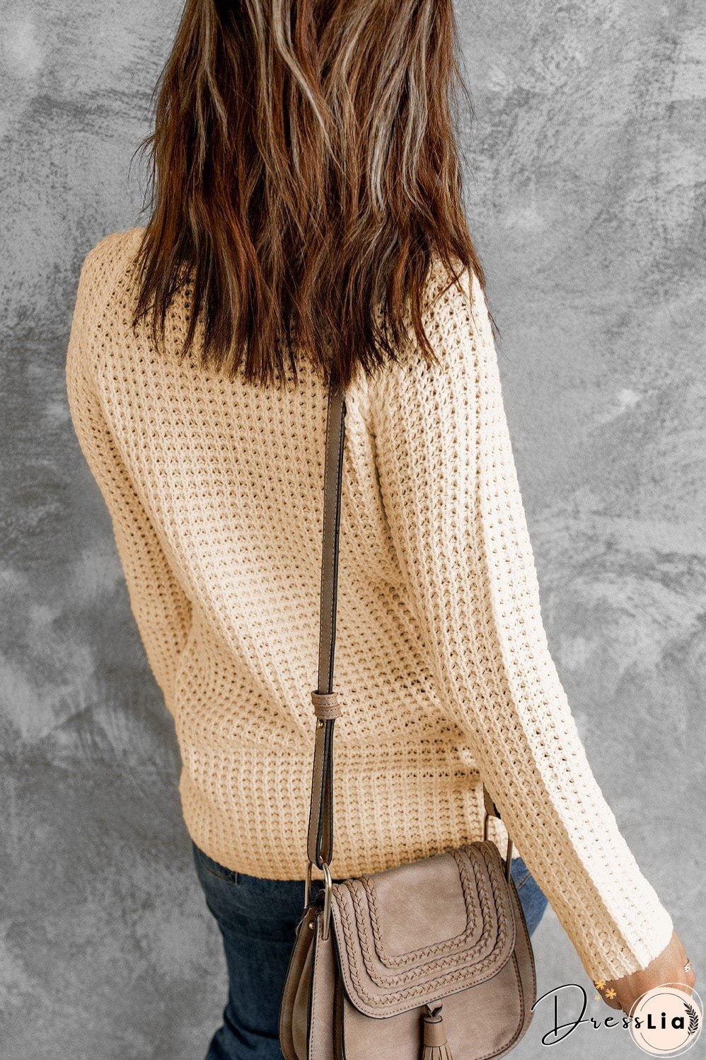 Knitted Turtleneck Pullover Sweater