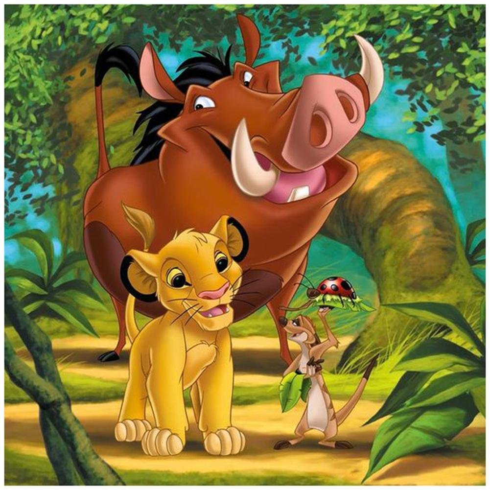 Full Round Diamond Painting The Lion King (30*30cm)