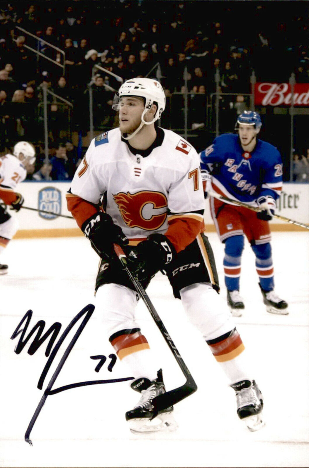 Mark Jankowski SIGNED autographed 4x6 Photo Poster painting CALGARY FLAMES #10