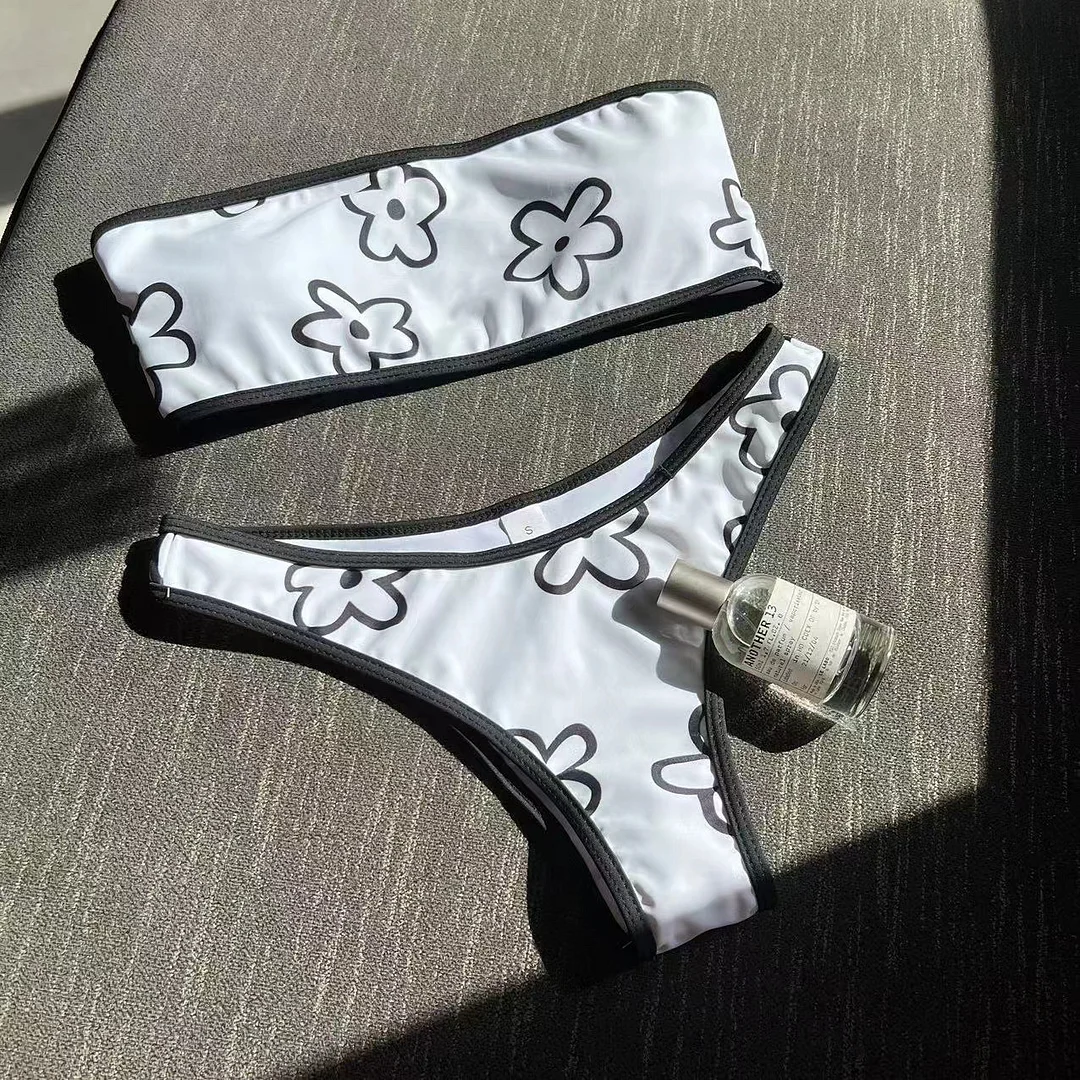 Churchf 2023 New Ins Wind Sexy Braided Swimsuit Bikini