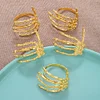 Halloween Golden Skull Hand Fingers Event Napkin Ring