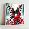 (Pre-Framed)Butterfly-Special Shape Diamond Painting Kit(25x25cm)
