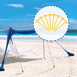 Pop up beach tent-Nails