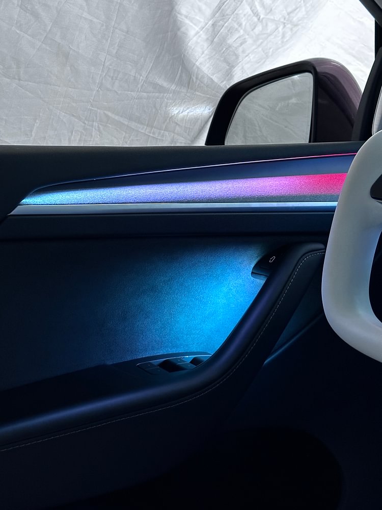 2021 Model 3 Y Dynamic Active Ultra RGB Ambient Lighting Upgrade Kit