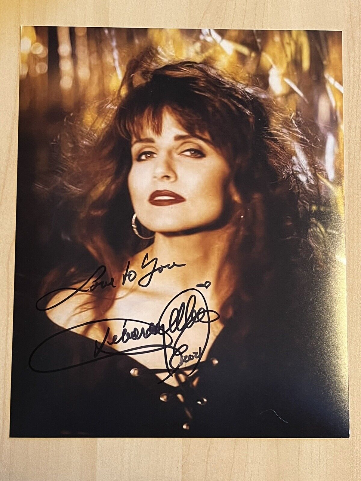 DEBORAH ALLEN HAND SIGNED 8x10 Photo Poster painting AUTOGRAPHED SINGER COUNTRY POP MUSICIAN COA