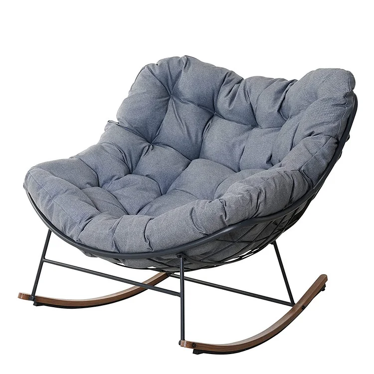 Cushioned rocking chair outdoor new arrivals