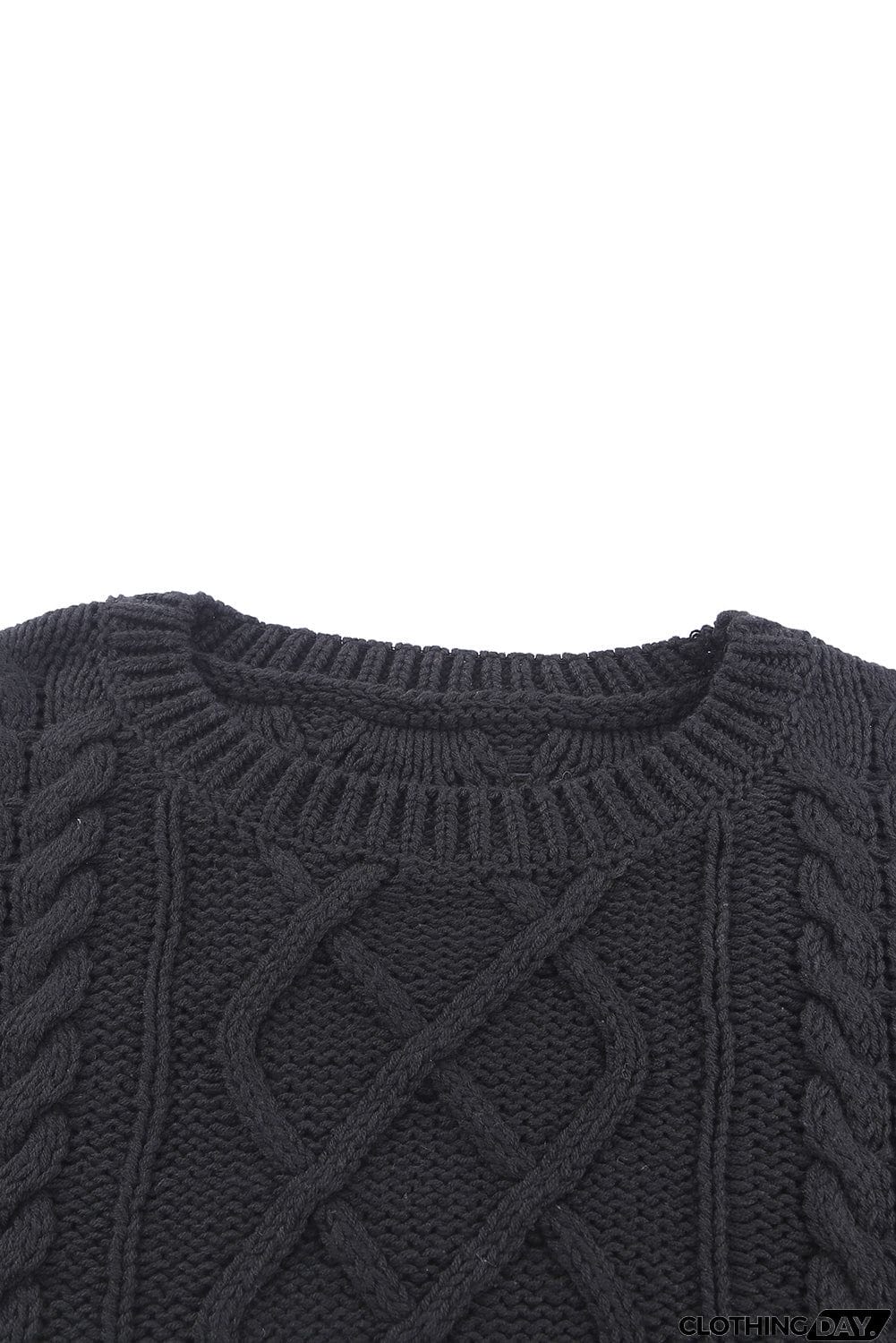 Striped Color Block Textured Knit Pullover Sweater