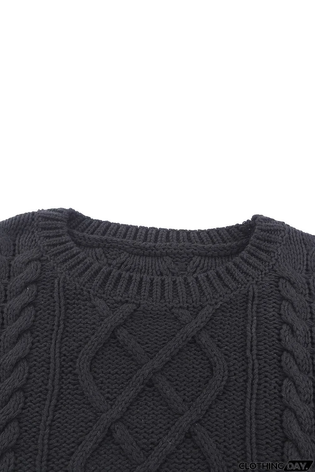 Striped Color Block Textured Knit Pullover Sweater