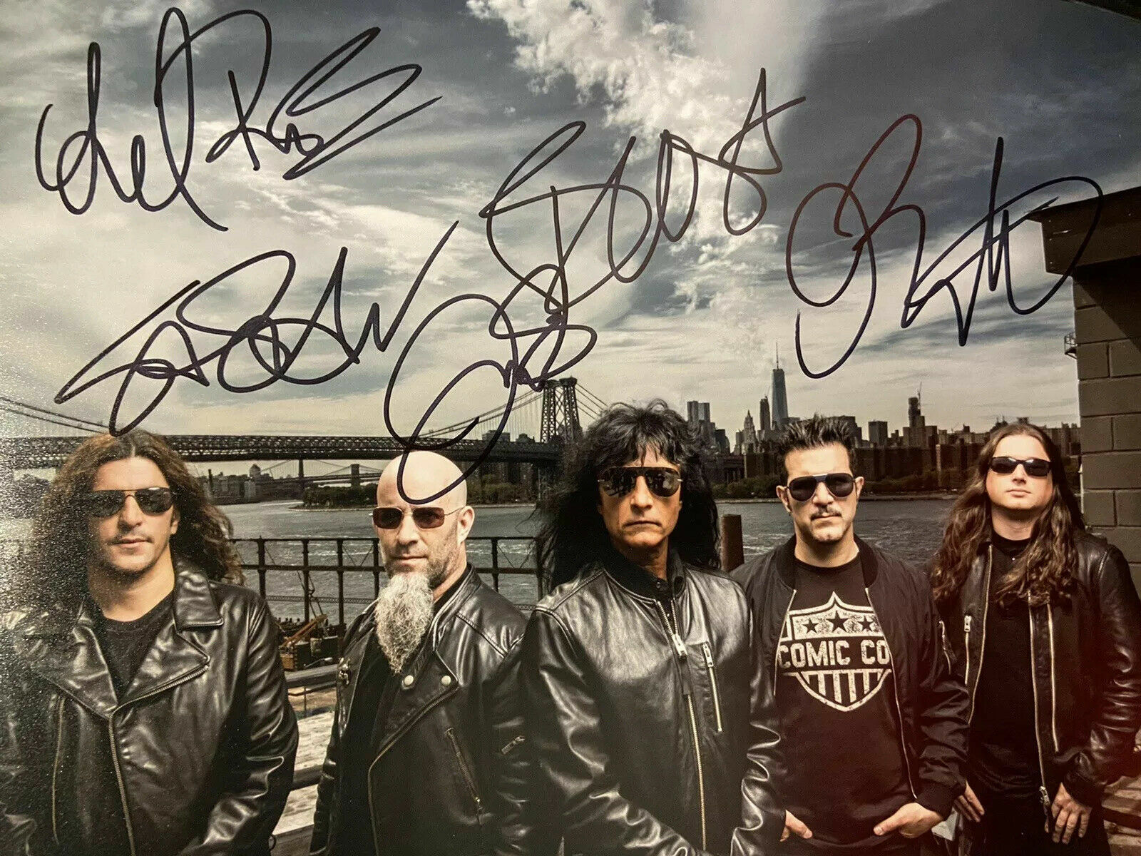 Scott Ian / Joey Belladonna Autographed Signed 8x10 ( Anthrax ) Photo Poster painting REPRINT